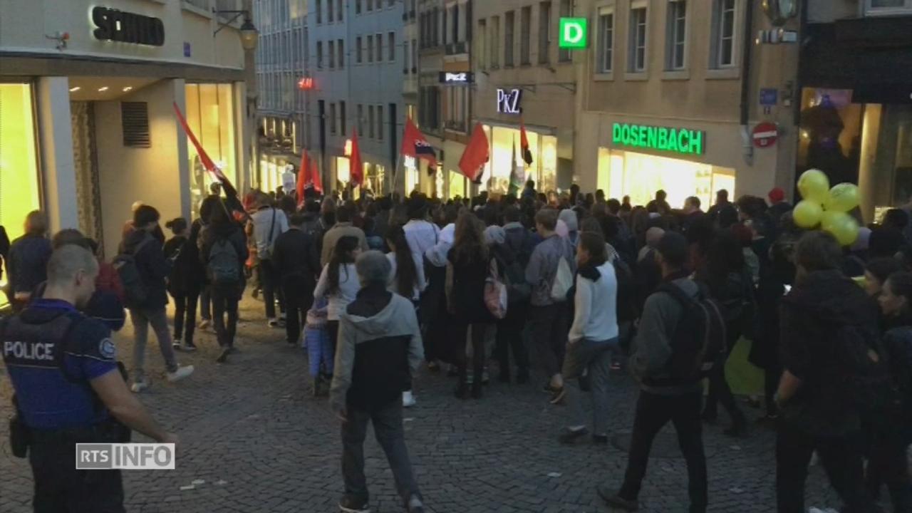 Manifestation antiraciste a Lausanne