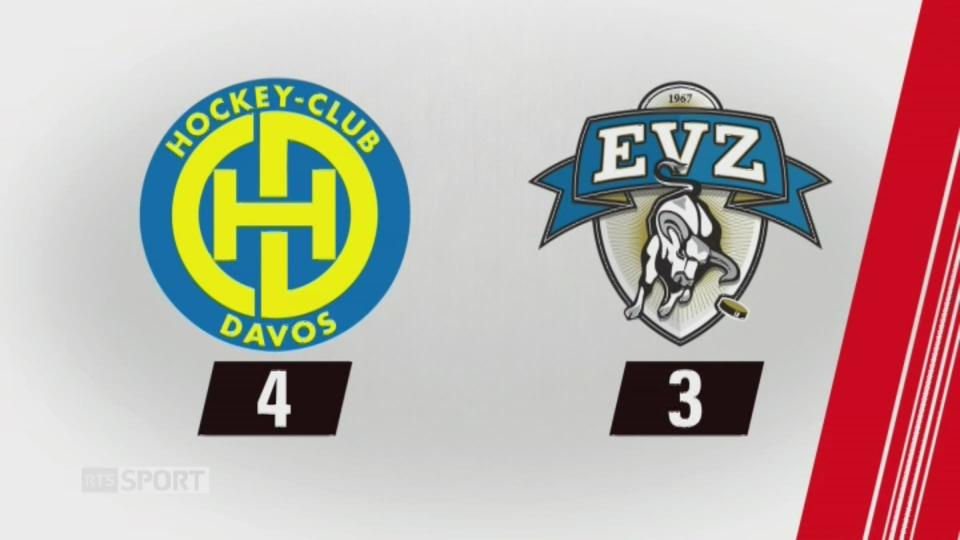 National League, 18e journée : Davos - Zoug (4-3)