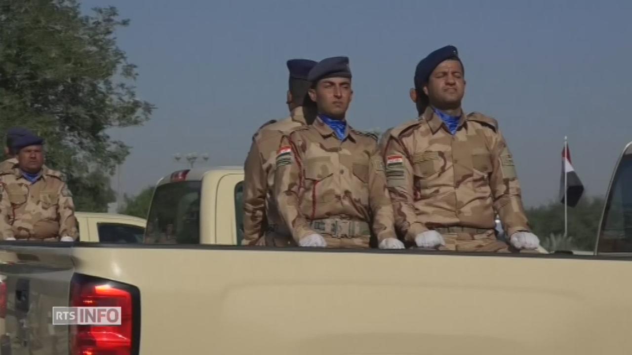 Parade militaire à Bagdad pour fêter la victoire sur l'EI