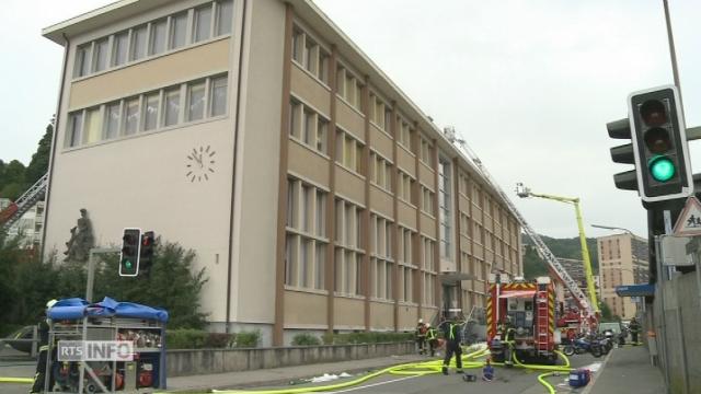 Un collège de Vevey victime des flammes