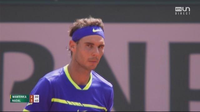 Roland-Garros, finale: Wawrinka (SUI) - Nadal (ESP) 2-6