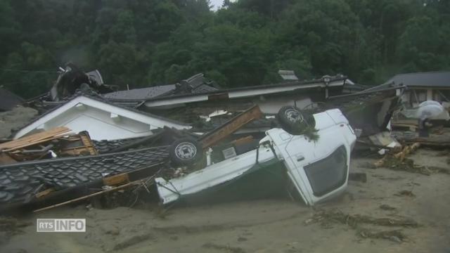 Des pluies diluviennes font un mort et plusieurs blessés au Japon