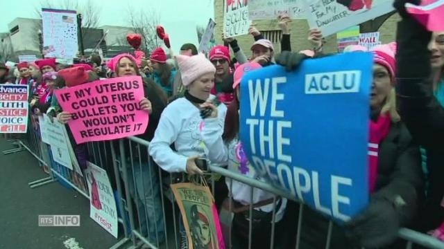 Les bonnets roses envahissent Washington après l'investiture de Trump