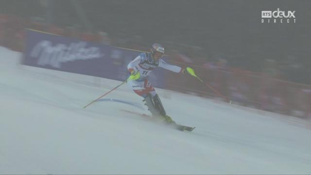 Slalom messieurs, Zagreb (CRO), 1re manche: très bon ski pour Daniel Yule (SUI) qui prend la 4e place provisoire