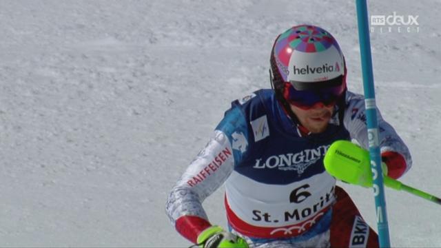 Mondiaux de St-Moritz, combiné, 2e manche: Luca Aerni (SUI)