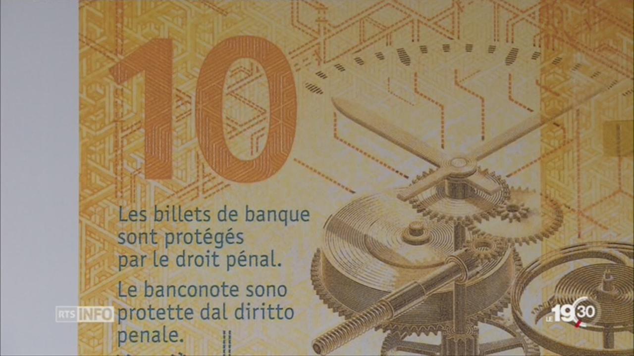 Nouvelles coupures: la BNS dévoile son nouveau billet de 10 CHF