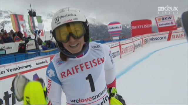 Combiné alpin, St-Moritz (SUI), 1e manche: le passage de Wendy Holdener (SUI)