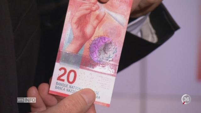 Monnaie: voici le nouveau billet de 20 francs