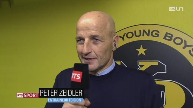 Football -  Match Young Boys vs Sion: entretien avec Peter Zeidler, entraîneur du FC Sion, à Berne