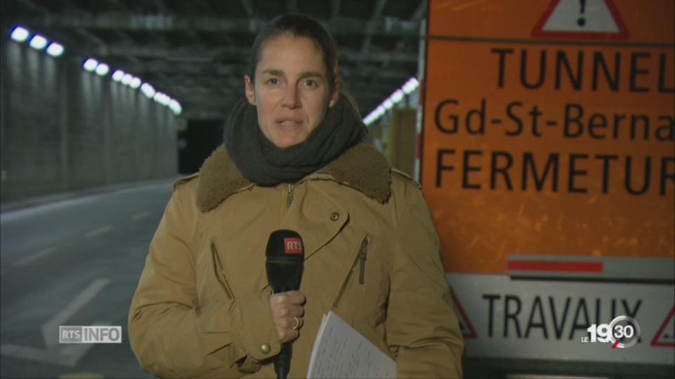 Le tunnel du Grand Saint Bernard pourrait rester fermé jusqu'en février