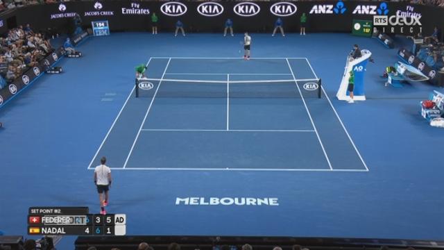 Open d'Australie, R.Federer (SUI) - R.Nadal (ESP) 6-4, 3-6, 6-1