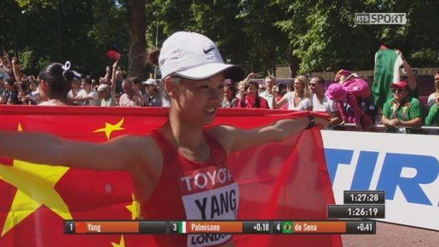 20km marche, dames: Yang (CHN) gagne la médaille d'or