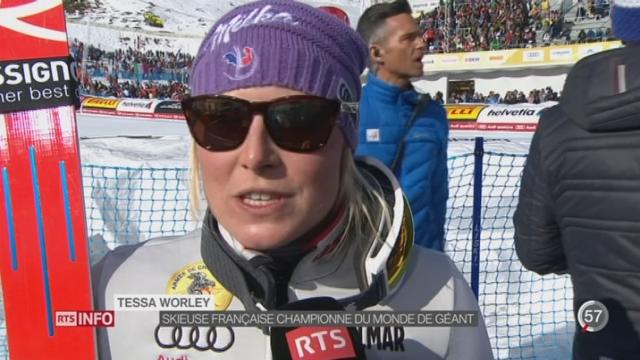 La Française Worley s'adjuge le titre en géant à St-Moritz