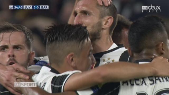 Ligue des champions, 1-4 aller: Juventus – Barcelone 3-0, 55e Chiellini