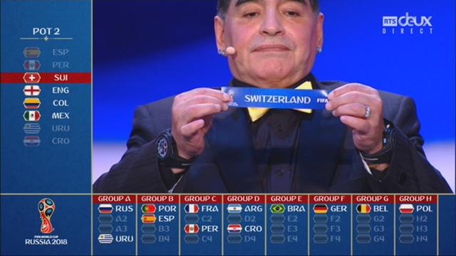 Coupe du Monde FIFA 2018, tirage: la Suisse affrontera le Brésil, le Costa Rica et la Serbie