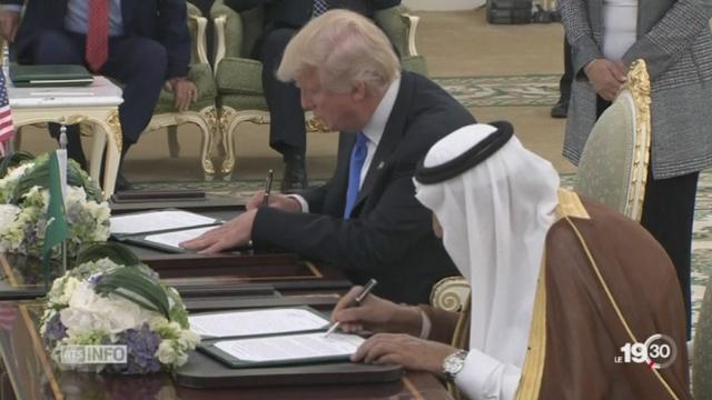 Arabie saoudite: accueil fastueux pour Donald Trump