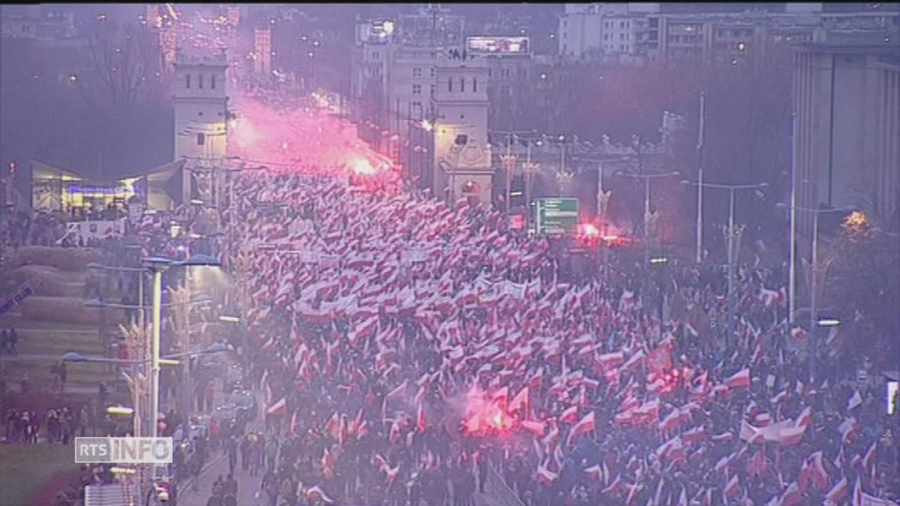Gigantesque marche nationaliste à Varsovie