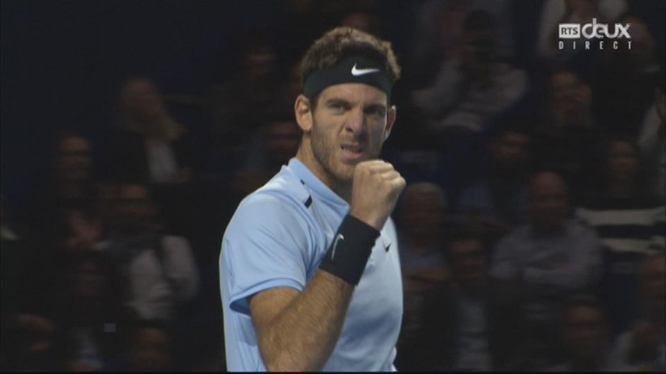 Bâle, 1-2 : J.M. Del Potro (ARG) bat M. Cilic (CRO) (6-4, 6-4)