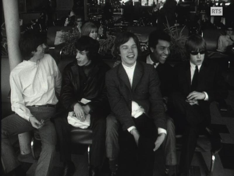 De passage, les Rolling Stones à Cointrin en 1964. [RTS]