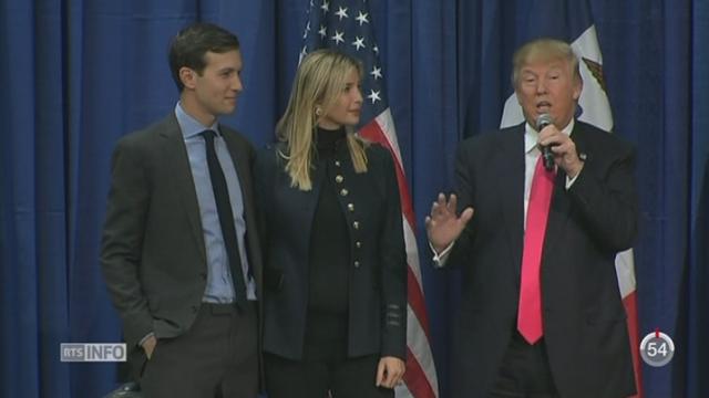 Etats-Unis: Donald Trump nomme son gendre Jared Kushner au poste de haut conseiller à la Maison-Blanche