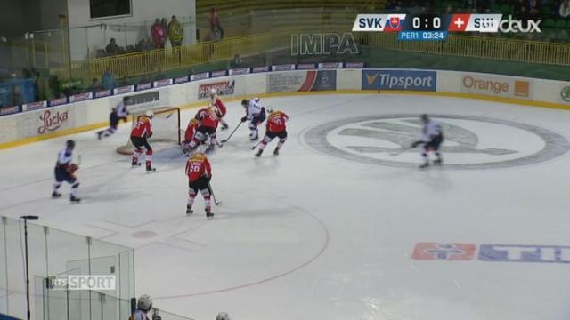 Hockey-Championnat du monde: Suisse – Slovaquie (3-0)