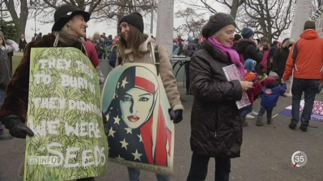 GE: une marche des femmes a également eu lieu à Genève