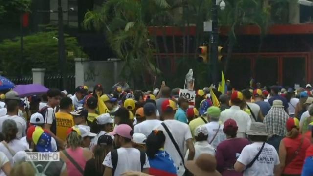 Manifestations à Caracas