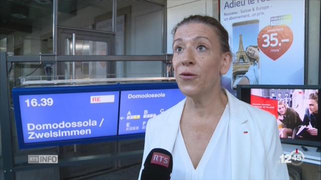 Un panneau d’affichage entièrement numérique à la gare de Fribourg