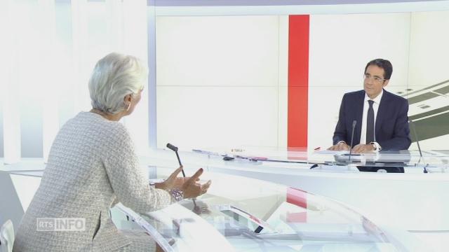 Christine Lagarde évoque un "rebond européen" qu'elle attribue notamment à "l’électrochoc" du Brexit