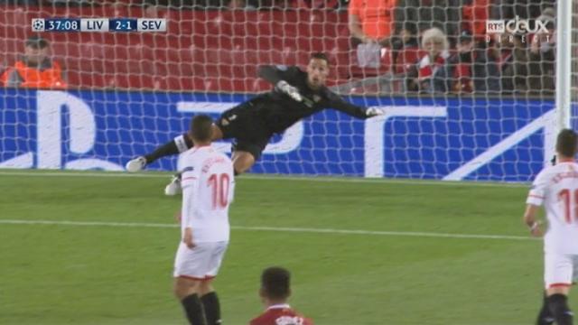 Ligue des Champions, Gr. E, Liverpool - FC Séville (2-1): Salah trompe Rico sur une déviation de Kjaer