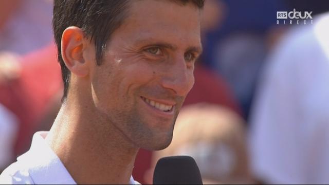 Roland-Garros, 2e tour: Sousa (POR) battu par Djokovic (SRB) : Djokovic à l'interview