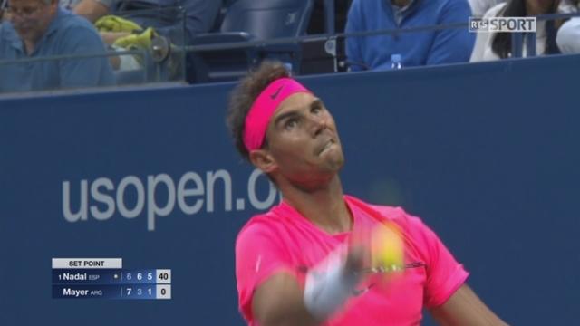 Messieurs, 3e tour: Nadal (ESP) - Mayer (ARG) (5-7, 6-3, 6-1)