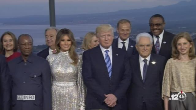 G7 à Taormina: Donald Trump en désaccord sur les questions climatiques et commerciales