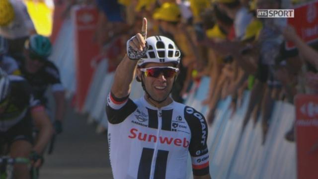 Tour de France, 14e étape: victoire d'étape pour Michael Matthews (AUS) devant Greg Van Avermaet (BEL) et Edvald Boasson Hagen (NOR)