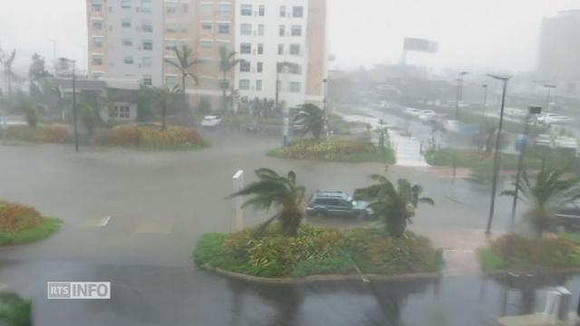 L'ouragan Maria a atteint l'île de Porto Rico dans les Caraïbes
