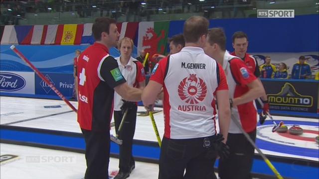 Championnats d'Europe, tour préliminaire messieurs: Suisse - Autriche 8-5