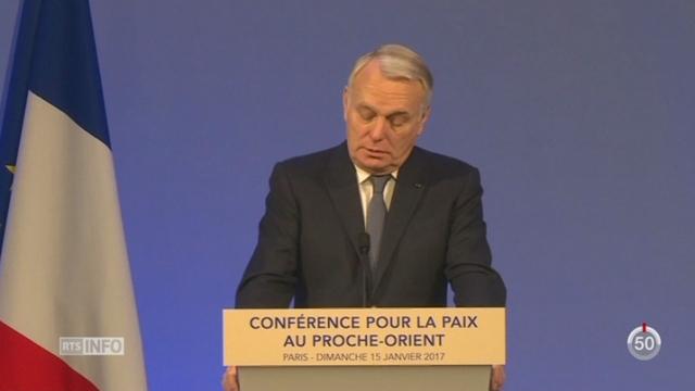 Une grande conférence sur la paix entre Palestiniens et Israéliens a été organisée à Paris