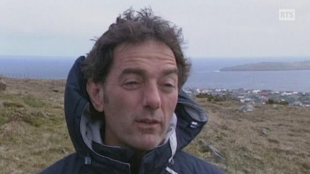 Michel Pont aux Iles Féroé en 2005. [RTS]