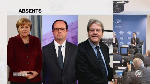 Forum de Davos: désaffectation des leaders européens