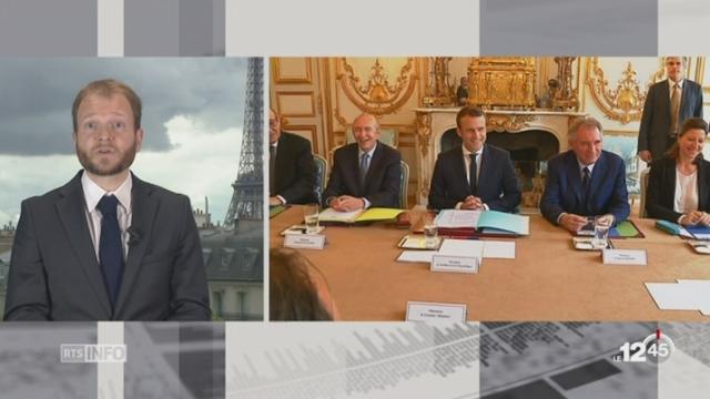 France: Macron a présidé son premier Conseil des ministres