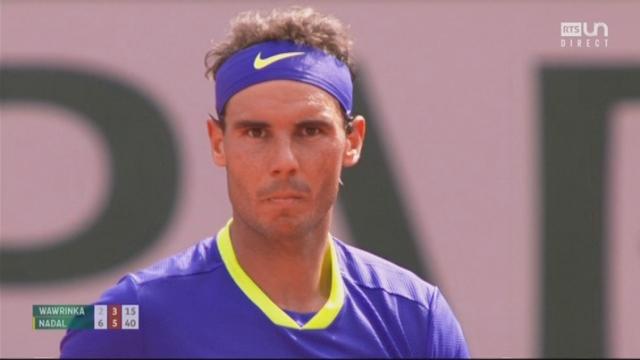 Roland-Garros, finale: Wawrinka (SUI) - Nadal (ESP) 2-6 3-6