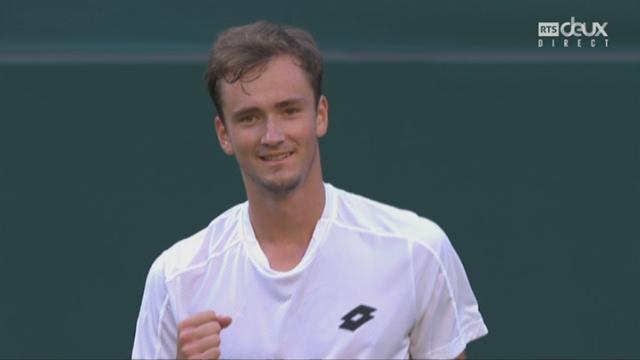 Wimbledon, 1er tour messieurs: Medvedev (RUS) - Wawrinka (SUI) 6-4 3-6 6-4 6-1