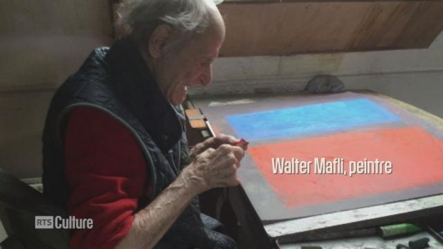 Le peintre Walter Mafli