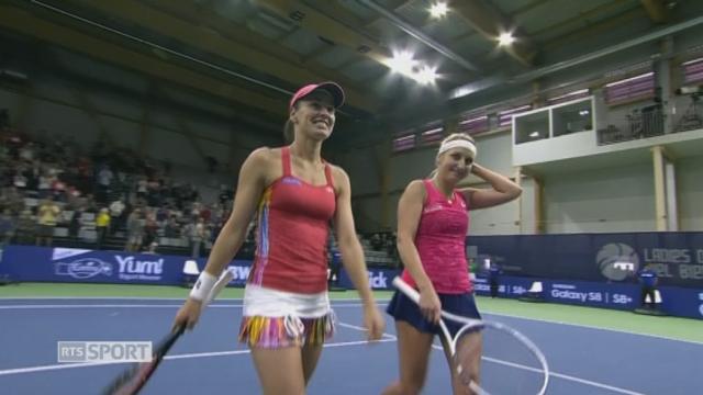 Bienne 1-2 double, Knoll - Schuurs battues par Bacsinszky - Hingis 7-5 4-6 3-10