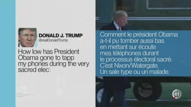 Écoutes téléphoniques: Trump persiste et signe