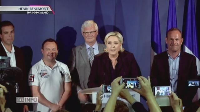 Marine Le Pen se félicite des résultats du Front national