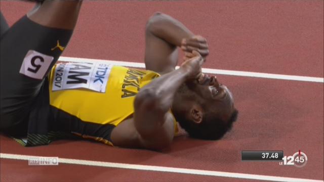 Mondiaux d’athlétisme à Londres: Usain Bolt termine sa carrière sur une blessure lors du 4x100m