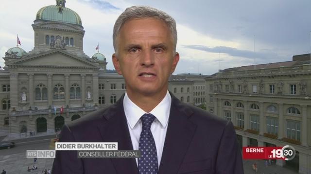 Démission de Didier Burkhalter: entretien avec Didier Burkhalter