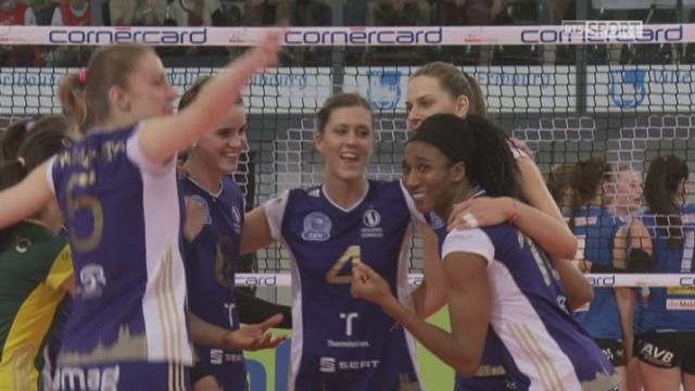 Finale, Volero - Aesch Pfeffingen 25-18 25-19 25-22: les Zurichoises de Volero remportent la coupe de Suisse