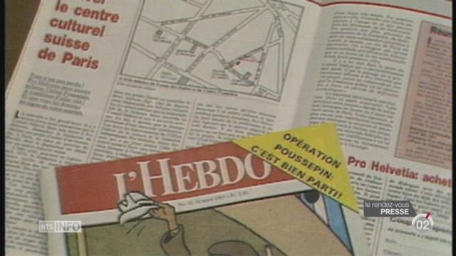 Le rendez-vous de presse: l’Hebdo va sortir son dernier exemplaire